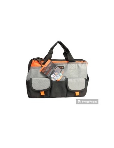 BOLSO DE HERRAMIENTAS  40.5X28X30.5 CM NARANJA/NEGRO