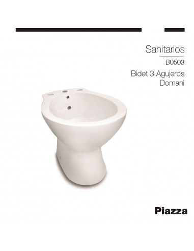 DOMANI BIDET 3 AGUJEROS