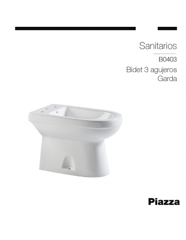 GARDA BIDET 3 AGUJEROS GARDA