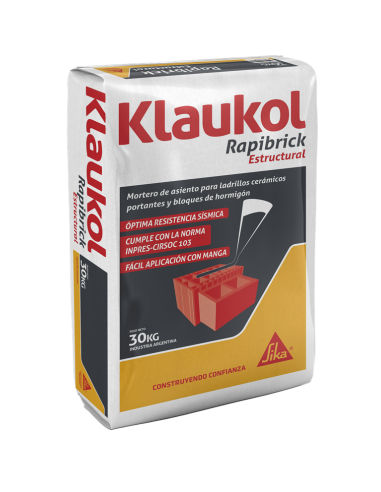 MORTERO KLAUKOL SIKA RAPIBRICK ESTRUCT 30KG