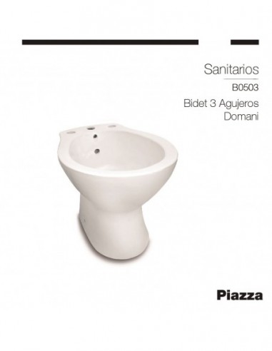 DOMANI BIDET 3 AGUJEROS