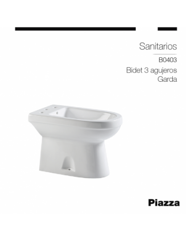 GARDA BIDET 3 AGUJEROS GARDA