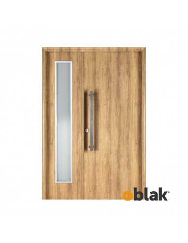 OBLAK ETERNA RESIDENCIAL LATERAL VIDRIADO MOD. 1100 ROBLE NATURAL-