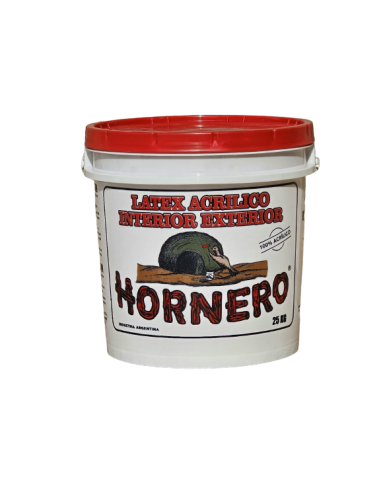 LATEX  BLANCO  X 25LT HORNERO