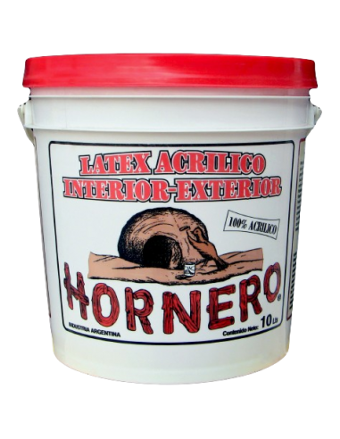 LATEX  BLANCO  X 10LT HORNERO