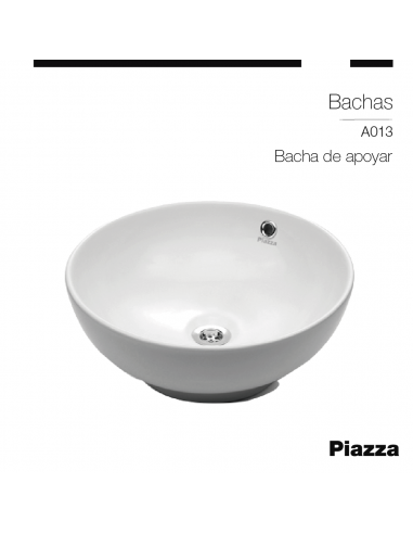 BACHA DE APOYO 430X430X175 MM