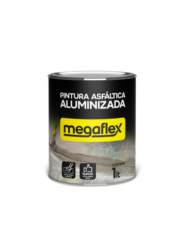 MEGAFLEX PINTURA ALUMINIZADA X 1LITRO