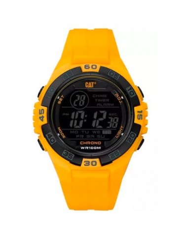 RELOJ PULSERA DIGITAL AMARILLO NEGRO MALLA SILICONA RESISTENTE AL AGUA