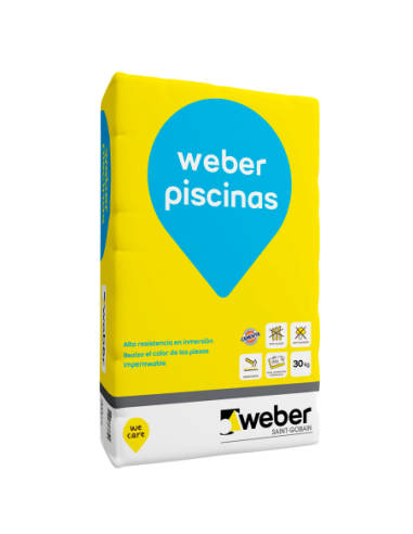 WEBER PISCINAS 30 KG BLANCO