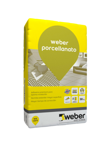 WEBER PORCELLANATO 30 KG GRIS