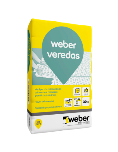 WEBER VEREDAS 30 KG BLANCO