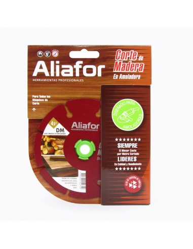 DISCO ALIAFOR PARA MADERAS - CARBURO TUNSTENO 115 MM