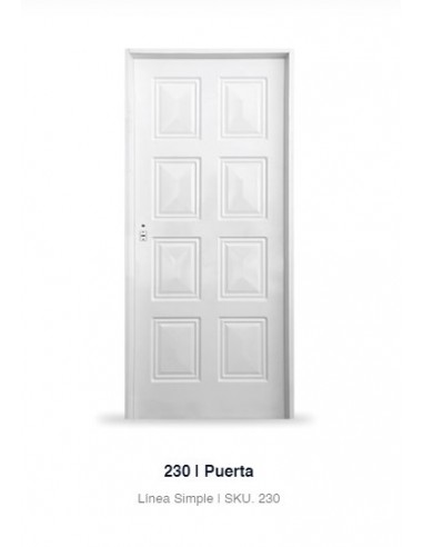 PUERTA LINEA SIMPLE 230 80X200 MD