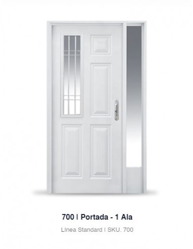 PORTADA LINEA STANDARD 700 BLANCO 1 ALA MD