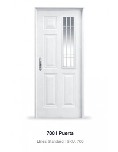 PUERTA LINEA STANDARD 700 BLANCO 80X200 MD