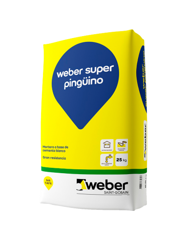 WEBER SUPER PINGÜINO 25 KG BLANCO